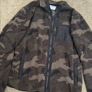 Old Navy Green and Black Military Field Jacket